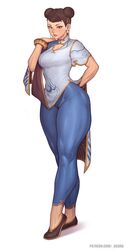 1girls ass asura_(artist) big_ass blush boobs brown_hair bubble_ass bubble_butt capcom chun-li curvaceous curvy curvy_body curvy_female curvy_figure curvy_hips feet female female_focus female_only fighter horny_female human large_ass large_breasts legs mature_female milf pale-skinned_female pale_skin simple_background small_waist solo solo_female street_fighter street_fighter_6 thick thick_ass thick_thighs thighs thunder_thighs rating:Safe score:354 user:deleted102166