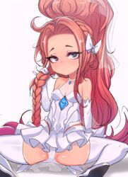 1girls blue_eyes bride cameltoe clothed heterochromia kimtoxic league_of_legends league_of_legends:_wild_rift legs_apart looking_at_viewer panties pink_hair purple_eyes small_breasts thighhighs wedding_dress wedding_veil white_background white_dress zoe_(league_of_legends) rating:Questionable score:262 user:cometii