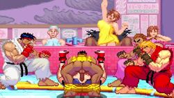 3girls 5boys 60fps after_sex akuma alternate_breast_size animated anus asian asian_female asian_male ass audible_creampie backsack balls balls_deep big_breasts black_hair blonde_hair braided_hair breasts breasts_out brown_hair capcom cheering cum cum_in_pussy cum_inside cum_leaking cum_on_floor cum_overflow cum_splatter dan_hibiki dark-skinned_male dark_skin defeated ejaculation eyes_rolling_back fast_thrusts fucked_into_submission fucked_senseless fucked_silly gettag headband impregnation insertion internal internal_cumshot interracial karin_kanzuki kei_chitose ken_masters large_breasts latino legs_up longer_than_30_seconds m.u.g.e.n mating_press moaning mp4 music nipples onsen ovum panties panties_around_legs panties_down pants_down pinned_down pixel_art ponytail public public_bath public_sex red_hair running_a_train ryu_(street_fighter) sailor_fuku sakura_kasugano sean_matsuda sex shivering sound sperm_cell sprite sprite_art straight street_fighter top_knot torn_clothes towel transparent_body vagina vaginal_penetration video watching rating:Explicit score:70 user:hortonthinks