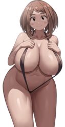 1girls 2022 absurd_res bikini black_bikini blush breasts brown_eyes brown_hair female female_only hips huge_breasts jasony looking_at_viewer my_hero_academia ochako_uraraka short_hair simple_background sling_bikini smile thick_thighs thighs white_background wide_hips rating:Explicit score:623 user:ZetaReborn