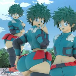 1boy 3d ass background big_ass big_thighs booty_shorts deku elbow_pads femboy freckles_on_face girly green_clothing green_eyes green_hair green_lipstick hand_on_ass hand_on_butt hand_on_own_ass hand_on_own_chest hero_outfit_(mha) izuku_midoriya knee_pads lipstick looking_back male male_only massive_ass my_hero_academia pouches rocks seductive_look seductive_smile solo solo_male thick_thighs thighhighs thighs trees wide_hips xscapism rating:Explicit score:205 user:Thicc_izuku_midoriya