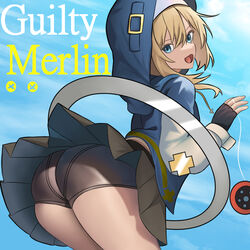 1girls ass big_ass big_butt bike_shorts blonde_hair blue_eyes bridget female female_only fingerless_gloves gloves guilty_gear guilty_gear_strive guilty_merlin hoodie pose rule_63 shorts skirt sky solo thick_thighs thighs rating:Questionable score:54 user:B1188