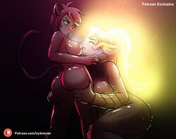 2020s 2023 2girls adora areolae artist_name ass ass_grab ass_squeeze blonde_hair blue_eyes bracer breasts brown_hair brown_tail canon_couple cat_ears cat_tail catgirl catra claw_marks claws closed_eyes dark-skinned_female dark_skin duo female female_only freckles glowing heterochromia hi_res human humanoid imminent_sex large_ass large_breasts light-skinned_female light_skin long_hair magic medium_breasts motion_lines muscles muscular muscular_female nipples nude nude_female ny4nny4an open_mouth platinum_blonde_hair scratches she-ra she-ra_and_the_princesses_of_power short_hair squatting standing tail thick_thighs tiara trembling very_long_hair watermark wide_hips yellow_eyes yuri rating:Explicit score:23 user:BlueTortoise