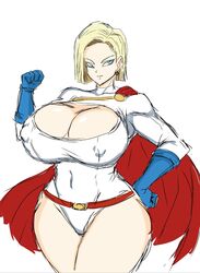 1girls 2022 android_18 big_breasts blonde_hair blue_eyes breasts cleavage cosplay dc dc_comics dragon_ball dragon_ball_z female high_resolution highres huge_breasts large_breasts milf momiji_(artist) mother nipple_bulge nipples pale_skin power_girl power_girl_(cosplay) revealing_clothes robot robot_girl shounen_jump sketch smile solo solo_female thick thick_thighs tight_clothing very_high_resolution voluptuous wide_hips rating:Explicit score:163 user:Elxuxeta