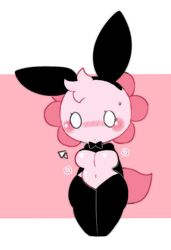 amphibian axolotl bowtie breasts bunny_ears chubby cute o.o reverse_bunnysuit shocked sleepysous surprised tagme rating:Explicit score:101 user:assbitchALT