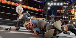 2girls 3d 3d_(artwork) alexa_bliss angel_(kof) asphyxiation beaten between_legs between_thighs blender blonde_hair boot_fetish boots catfight choking cowboy_boots dominant dominant_female domination dominatrix female_domination femdom fight fighting_ring hand_on_thigh headscissor helpless humiliation jvfemdom leather_jacket legs lezdom long_hair looking_at_another looking_down loose_hair screaming screaming_in_pain short_hair smile smirk snk struggling thick_ass thick_thighs thighs white_hair wrestling wrestlingryona wwe wwe_2k20 wwe_diva yuri rating:Questionable score:21 user:Jvfemdom