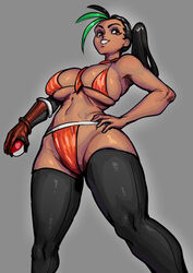 1girls alternate_body_type alternate_breast_size bathsalts1 big_breasts bikini breasts busty curvaceous curves curvy curvy_body curvy_female curvy_figure female female_focus female_only huge_breasts large_breasts legwear nemona_(pokemon) pokemon pokemon_sv solo solo_female thick_thighs thighs voluptuous rating:Explicit score:179 user:Rancegropor