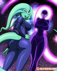 2girls 3_eyes alien alien_girl alien_only anodite ben_10 ben_10_alien_force big_ass big_breasts female female_only gilf glowing glowing_hair green_skin looking_at_viewer looking_back pink_eyes purple_skin reit space tail thick_lips uxorite verdona watermark white_eyes xylene rating:Questionable score:316 user:Reit-9