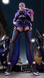 1girls 3d clothed clothing evelynn female female_focus female_only k/da_all_out_evelynn k/da_all_out_series k/da_series league_of_legends light-skinned_female light_skin looking_at_viewer looking_down rapid_banana skirt solo streetwear succubus upskirt watermark rating:Explicit score:104 user:mango05