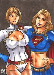 2girls big_breasts chris_foulkes curvaceous curvy curvy_body curvy_female curvy_figure dc dc_comics female female_only hourglass_figure kara_danvers kara_zor-el karen_starr light-skinned_female light_skin power_girl supergirl superman_(series) tagme voluptuous rating:Explicit score:11 user:randomaccount0897