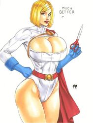 1girls big_breasts blonde_hair blue_eyes boob_window chris_foulkes dc dc_comics kara_zor-l karen_starr kryptonian power_girl superheroine superman_(series) rating:Explicit score:42 user:Crcole331