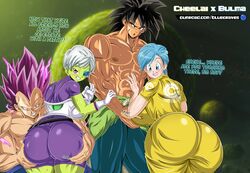 2boys 2girls alien alien_girl armor ass back_view big_ass big_breasts black_hair blue-tinted_eyewear blue_eyes blue_eyes_female blue_hair bluegraves blush breasts broly bulma_briefs busty catfight censored cheelai cleavage clone clothed conversation curvaceous curvy curvy_figure dat_ass dialogue dragon_ball dragon_ball_fighterz dragon_ball_super dragon_ball_super_super_hero english english_text female from_behind_position future gigantic_ass glasses grabbing grabbing_ass green_skin grin grope grope_chest gropes groping groping_ass groping_breasts hands_on_hips hourglass hourglass_figure huge_ass huge_breasts huge_thighs jeans legs lipstick looking_at_viewer milf mother overalls pink_clothing pool poolside purple_eyes purple_hair resort revealing_clothes saiyan saiyan_armor scouter self_fondle self_grope sexually_suggestive short_hair shounen_jump silver_hair skin_tight slim_waist smile smiling speech_bubble stroking_hair sweat sweatdrop swimsuit swimwear swingers text thick_thighs thighs tinted_eyewear twin ultra_ego vegeta voluptuous white_hair wide_hips rating:Explicit score:127 user:DBgirls457