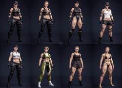 3d abs big_breasts bikini blonde_female blonde_hair bridgette_wilson cleavage daz_studio dog_tags feet fit fit_female hat manbasama midriff mortal_kombat mortal_kombat_(2011) mortal_kombat_11 mortal_kombat_3 mortal_kombat_vs._dc_universe multiple_images muscular muscular_female shorts sonya_blade sunglasses swimsuit tank_top tights tinted_eyewear rating:Explicit score:77 user:Crcole331