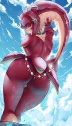 1girls 2022 absurd_res araneesama artist_signature ass ass_focus ass_shot back back_view breath_of_the_wild bubble_butt cutesexyrobutts_(style) female female_only fins hips huge_ass humanoid long_hair looking_at_viewer mipha monster_girl naughty_face nintendo outdoors pussy red_body slim_waist suggestive_look the_legend_of_zelda thick_thighs thighs uncensored vagina water wet wide_hips yellow_eyes zora rating:Explicit score:309 user:ZetaReborn