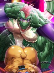 abs anal anal_sex anthro biceps bodybuilder boner cum erection five_nights_at_freddy's five_nights_at_freddy's:_security_breach furry furry_only gay gay_sex glamrock_freddy_(fnaf) huge_bulge hyper hyper_balls hyper_genitalia hyper_penis magangz male male_focus male_only montgomery_gator_(fnaf) muscle muscles muscular muscular_arms muscular_ass muscular_back muscular_legs muscular_male muscular_thighs nipples nude pecs steel_wool_studios veins veiny_penis rating:Explicit score:25 user:shadac