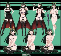 1girls alternate_costume alternate_outfit assassin big_breasts black_hair blood blush boots bra breasts bunny_ears bunnysuit cape cleavage compilation dismaiden drunk female female_focus female_only hairband hand_on_hip high_heel_boots hourglass_figure knee_boots kneehighs large_breasts light-skinned_female light_skin looking_at_viewer nipples nude nude_female panties pussy see-through see-through_bunnysuit see-through_clothing sitting sitting_down smiling smiling_at_viewer sole_female solo solo_female solo_focus spy_x_family stiletto_(weapon) strip_game stripping thin_waist thong thorn_princess underwear undressing undressing_self wide_hips wine yor_briar yor_forger rating:Explicit score:101 user:Joker_7800