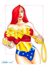 1girls chris_foulkes cosplay curvaceous curvy curvy_female curvy_figure disney female hourglass_figure jessica_rabbit red_hair solo solo_female superheroine tagme voluptuous who_framed_roger_rabbit wonder_woman_(cosplay) rating:Questionable score:28 user:randomaccount0897