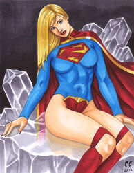 1girls blonde_hair blue_eyes chris_foulkes curvaceous curvy curvy_female curvy_figure dc dc_comics female hourglass_figure kara_danvers kara_zor-el solo solo_female supergirl superheroine tagme voluptuous rating:Questionable score:15 user:randomaccount0897