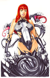 1girls chris_foulkes curvaceous curvy curvy_female curvy_figure female green_eyes hourglass_figure marvel marvel_comics mary_jane_watson red_hair solo solo_female spider-man_(series) straight_hair symbiote tagme venom venom_(marvel) voluptuous rating:Questionable score:28 user:randomaccount0897