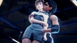 2girls 3d 3d_(artwork) absurdres ahe_gao biting_lip blizzard_entertainment bodysuit crop_top d.va dark-skinned_female femdom femsub fingering_partner fingering_under_clothes gym hand_in_pants intimate leather licking moonroomoom overwatch pharah seductive short_hair shorts sports_bra sportswear underboob yuri rating:Explicit score:96 user:MoonRoomOom