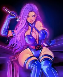 1girls belt_buckle betsy_braddock big_breasts big_thighs breasts bursting_breasts busty curvy elizabeth_braddock fat_thighs female female_only gloves hourglass_figure huge_thighs katana kwannon large_thighs light-skinned_female long_gloves long_hair marvel marvel_comics massive_thighs narrow_waist psylocke purple_eyes purple_hair slim_waist small_waist superhero superhero_costume superheroine theartofmathew thick_thighs thighs thunder_thighs tiny_waist voluptuous wide_hips x-men rating:Explicit score:109 user:Tronitrus