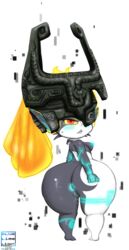 alpha_channel angry annoyed anus anus_peek ass ass_focus bioluminescence blue_blush bluelimelight female female_only hand_mark headgear helmet imp imp_midna looking_at_viewer looking_back midna perky_breasts perky_nipples ponytail pussy pussy_juice pussy_juice_drip pussy_juice_string shortstack the_legend_of_zelda twilight_princess wide_hips rating:Explicit score:18 user:Bluelimelite