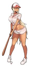 ?! ?? baseball baseball_bat baseball_cap baseball_uniform belly belly_button big_breasts breasts child_bearing_hips curves curvy curvy_body curvy_female curvy_figure golf golf_ball hips huge_breasts large_breasts legs nyxkz oc original_character playing_baseball playing_golf playing_sports pokemon_cap red_eyes shorts solo sport sports sports_uniform sweat sweating sweaty sweaty_belly sweaty_body sweaty_legs tagme_(character) tan tan_body tan_skin tanned tanned_female tanned_girl tanned_skin thick thick_legs thick_thighs tummy waist wet wet_body wet_clothes wet_clothing white_eyebrows white_hair rating:Explicit score:68 user:Fumeknight1