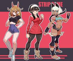 3girls big_breasts black_hair breasts chainsaw_man diadem female fringe mg99 mg991998 nadia_fortune pale-skinned_female petite power_(chainsaw_man) red_eyes skullgirls spy_x_family tagme yor_briar yor_forger rating:Explicit score:155 user:conmazda