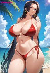  ai_generated boa_hancock bombacopta female female_only nami_(one_piece) one_piece  rating:explicit score: user:bot