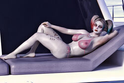 1female 1girls 3d agent_4_tea_se7en armpits bare_arms bare_feet bare_legs bare_shoulders bare_thighs barefoot bikini blonde_female blonde_hair blonde_hair_female boat bored bored_expression breasts clown clown_girl dc dc_comics ear_piercing earrings eyeliner eyeshadow face_paint feet female female_only hand_on_knee harley_quinn harley_quinn_(injustice) injustice_2 jewlery laying laying_back laying_on_back light-skinned_female light_skin lips lipstick lying lying_back lying_on_back makeup multicolored_hair necklace nipples nipples_visible_through_clothing pale-skinned_female pale_skin pink_bikini pink_bikini_bottom pink_bikini_top pink_thong relaxed_expression relaxing resting_bitch_face ring solo solo_female tattoo tattoos thick thick_female thick_hips thick_thighs thong thong_bikini twintails waiting wet wet_bikini wet_body wet_skin white_skin yacht rating:Explicit score:38 user:Agent_4_tea_se7en