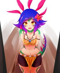 ayatori league_of_legends neeko tail yellow_eyes rating:Explicit score:32 user:MoeMoeMoe