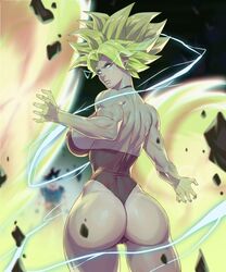 arttoru bubble_butt dragon_ball dragon_ball_super huge_breasts kefla legendary_super_saiyan muscular_female sideboob super_saiyan_2 swimsuitsuper_saiyan rating:Explicit score:85 user:The_Realistic