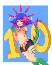 ayatori league_of_legends neeko tail yellow_eyes rating:Questionable score:18 user:MoeMoeMoe