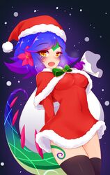 ayatori christmas christmas_outfit league_of_legends neeko tail xmas yellow_eyes rating:Explicit score:32 user:MoeMoeMoe