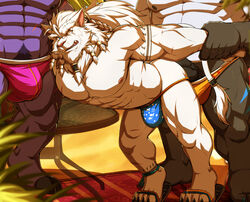 3boys abs absurd_res alistar ankle_grab anthro arm_tattoo ass balls_outline biceps big_breasts big_muscles bovid bovine breasts bulge claws clothed clothing detailed_bulge dominant dominant_male drks european_mythology eyewear eyewear_on_head feet felid forced fur gay genital_outline genitals greek_mythology group group_sex hair hi_res league_of_legends leg_grab leg_tattoo lion male male/male male_only mammal minotaur muscular muscular_anthro muscular_male muscular_thighs mythology nipples pantherine panties panties_bulge pawpads paws pecs penile penis penis_on_ass penis_outline polar_bear raised_clothing raised_swimwear rengar riot_games sex slippers smile submissive submissive_male sunglasses sunglasses_on_head swimming_trunks swimwear tattoo threesome trio underwear ursid ursine video_games volibear white_body yaoi rating:Explicit score:7 user:bot