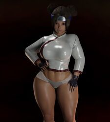 1girls 3d bottomless cursedmadara curvaceous curvy curvy_female curvy_figure double_bun female female_only front_view gloves hair_bun kunoichi long_hair naruto naruto_(series) naruto_shippuden ninja panties shirt solo solo_female solo_focus tenten voluptuous wide_hips rating:Questionable score:64 user:2BHonestWU