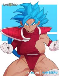 1girls big_breasts blue_eyes blue_hair breasts detnox dragon_ball dragon_ball_super exposed_breast female female_saiyan gloves kameseru oc original_character saiyan saiyan_armor saiyan_tail super_saiyan_blue white_gloves rating:Explicit score:94 user:Bruh_Hrub