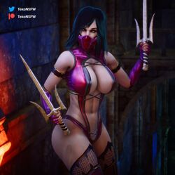 1girls 3d abs ass big_ass breasts bubble_ass bubble_butt covered_erect_nipples covered_nipples erect_nipples huge_breasts large_breasts mask mileena mortal_kombat mortal_kombat_(2011) muscle muscle_tone muscles muscular muscular_arms muscular_ass muscular_back muscular_female muscular_legs muscular_thighs six_pack tekonsfw toned toned_female rating:Explicit score:143 user:tekoNSFW