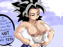 1girls big_breasts black_hair breasts breasts_out caulifla dragon_ball female female_only female_saiyan light-skinned_female musk musk_clouds musky pseudocel smell smelly solo solo_female steam steamy sweat sweatdrop sweating sweating_profusely sweaty universe_6/universe_7 universe_6_girls white_highlights rating:Explicit score:99 user:Caulifla18