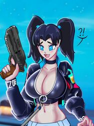 black_hair blue_eyes blush breasts fortnite fortnite:_battle_royale huge_breasts looking_down shocked shocked_expression twintails ventis2099_(artist) zoe_clash_(fortnite) rating:Questionable score:64 user:LovelyLove01