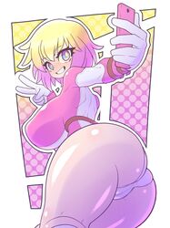 1girls ass big_ass blonde_hair breasts gwen_poole gwenpool horny kaikoinu large_breasts leotard marvel pink_hair pose revealing_clothes selfie short_hair rating:Explicit score:217 user:Pickle666