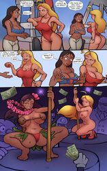 2girls big_breasts bikini blonde_hair cash cobra_bubbles coconut_bra comic dark-skinned_female dark_skin disney female footwear hawaiian high_heels human lifeguard lifeguard_(lilo_and_stitch) lilo_and_stitch markydaysaid money multiple_males naked nani_pelekai one_piece_swimsuit polynesian public straight_hair strip_club stripper stripper_pole swimwear text thong topless wristwear rating:Explicit score:515 user:Denki_Kaminari