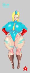 1girls 2022 android_18 big_breasts blonde_hair blue_eyes blushing_at_viewer bodypaint bodysuit boots breasts cammy_white_(cosplay) capcom cosplay dragon_ball dragon_ball_z half-closed_eyes hi_res high_resolution huge_breasts large_breasts long_nails looking_at_viewer mature_female mature_woman milf mother painted_nails pink_lipstick repv revealing_clothes short_hair shounen_jump skimpy skimpy_clothes street_fighter thick thick_thighs tight_clothing venus_body voluptuous wide_hips rating:Explicit score:74 user:Elxuxeta