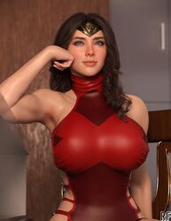 1girls 3d big_breasts dc_comics diana_prince female female_only rude_frog solo solo_female tight_clothing wonder_woman wonder_woman_(series) rating:Explicit score:175 user:Crcole331