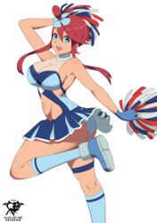 1girls 2022 absurd_res breasts brown_skin cheerleader female female_only gym_leader hips huge_breasts kaos_art long_hair nintendo pokemon pokemon_bw red_hair skyla_(pokemon) slim_waist smile thick_thighs thighs tied_hair wide_hips rating:Questionable score:145 user:ZetaReborn