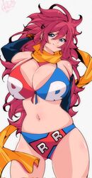 2d android_21 android_21_(human) big_breasts dragon_ball light-skinned_female light_skin omochi_db voluptuous voluptuousspirit rating:Questionable score:55 user:Bjanca123