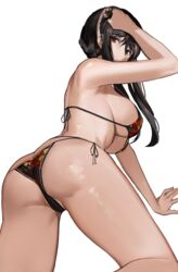 ass_cleavage assassin bikini blank_background butt_crack female hartman_hips j@ck pose spy_x_family thorn_princess yor_briar yor_forger rating:Explicit score:117 user:pookie256