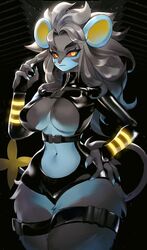 1girls anthro anthrofied big_ass big_breasts breasts female female_focus female_only large_breasts luxray momikacha nintendo pokémon_(species) pokemon tagme thick_thighs rating:Explicit score:111 user:conmazda