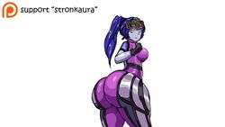 1girls animated ass_expansion backboob big_ass big_breasts blizzard_entertainment blue_hair blue_skin breast_expansion butt_expansion colossal_ass enormous_ass enormous_breasts female female_only heart huge_ass huge_breasts hyper_ass inflation large_ass large_breasts long_hair looking_back massive_ass massive_breasts mp4 overwatch sound stronkaura thick_thighs tight_clothing video widowmaker rating:Questionable score:99 user:RulistOfHard