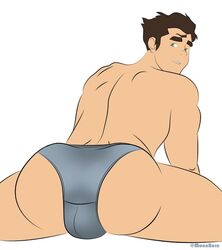 1boy actor ass avatar_the_last_airbender back back_muscles back_view balls_in_underwear bara big_ass big_butt blue_briefs blue_underwear bolin briefs briefs_only brown_hair bulge green_eyes huge_ass huge_butt human human_only in_character legs_apart legs_open legs_spread light-skinned_male light_skin looking_back male male_focus male_only moonburn muscles muscular muscular_male nickelodeon nuktuk open_legs presenting presenting_ass presenting_butt simple_background smooth_skin solo solo_focus solo_male spread_legs teen_boy the_legend_of_korra thick_eyebrows underwear underwear_only white_background rating:Questionable score:17 user:holymolygay